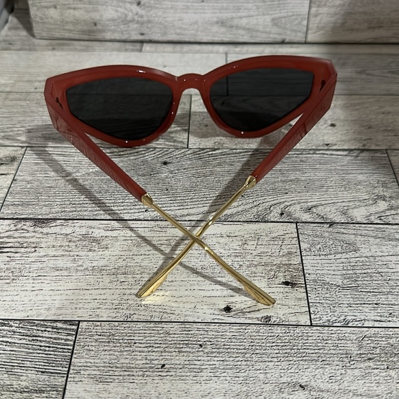 Red retro vintage summer beach sun glasses - Picture 9 of 9